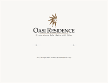 Tablet Screenshot of oasiresidence.it